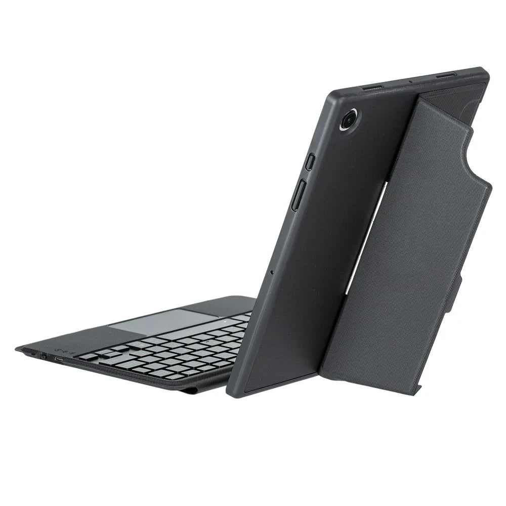 TA08B-AS for Samsung Galaxy Tab A8 10.5 (2022)  /  A8 10.5 (2021) 2 in 1 Bluetooth-compatible Keyboard Smart Tablet Case Stand with Pen Holder  /  Touchpad - 7