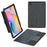 TA08B-AS for Samsung Galaxy Tab S6 Lite (2024) / S6 Lite (2022) / S6 Lite (2020) Bluetooth-compatible Keyboard Leather Tablet Case Stand with Pen Holder - 1
