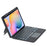 TA08B-AS for Samsung Galaxy Tab S6 Lite (2024) / S6 Lite (2022) / S6 Lite (2020) Bluetooth-compatible Keyboard Leather Tablet Case Stand with Pen Holder - 3