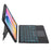 TA08B-AS for Samsung Galaxy Tab S6 Lite (2024) / S6 Lite (2022) / S6 Lite (2020) Bluetooth-compatible Keyboard Leather Tablet Case Stand with Pen Holder - 5