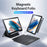 DUX DUCIS for Samsung Galaxy Tab A8 10.5 (2022)  /  (2021) 3 in 1 Magnetic Detachable Bluetooth-compatible Keyboards Tablet Stand Case - 3