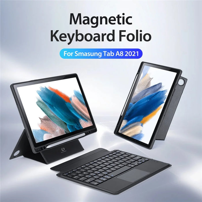 DUX DUCIS for Samsung Galaxy Tab A8 10.5 (2022)  /  (2021) 3 in 1 Magnetic Detachable Bluetooth-compatible Keyboards Tablet Stand Case - 3