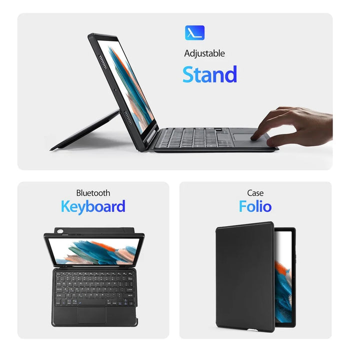DUX DUCIS for Samsung Galaxy Tab A8 10.5 (2022)  /  (2021) 3 in 1 Magnetic Detachable Bluetooth-compatible Keyboards Tablet Stand Case - 5