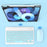 030 Wireless Keyboard and Mouse Combo 10-inch Rechargeable Mouse Keyboard Set for Mac / iOS / Windows / Android - Sky Blue - 2