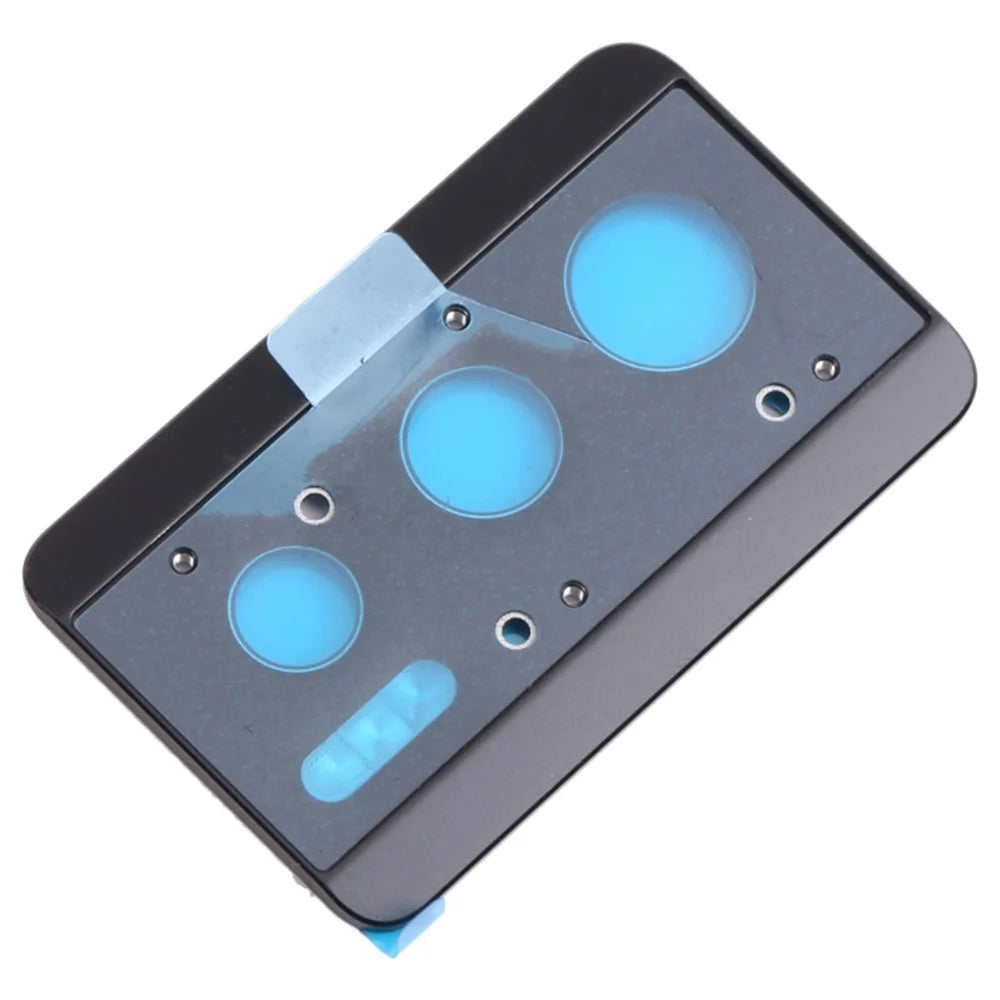 For Xiaomi Redmi K60 5G OEM Back Camera Lens Holder Cover with Glass Replacement Part (without Logo) - Black - 1