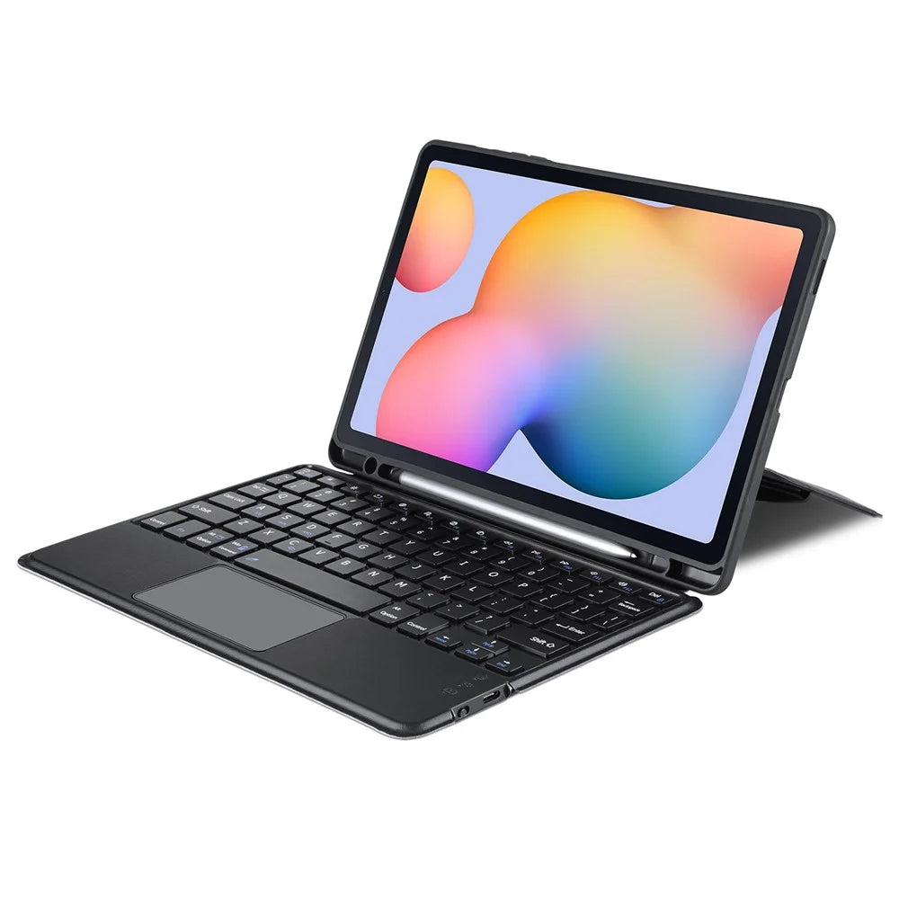 DUX DUCIS For Samsung Galaxy Tab S6 Lite (2020) / S6 Lite (2022) / (2024) Magnetic Bluetooth-compatible Keyboard PU Leather Tablet Case - 2