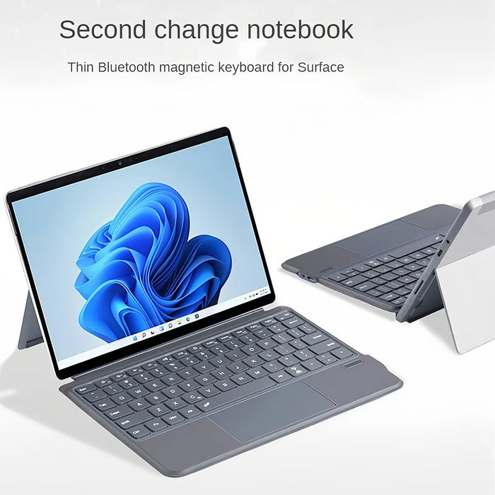 FT-2087A Slim Wireless Keyboard for Microsoft Surface Go / Go 3 / Go 2 10.5 inch Touchpad Bluetooth-compatible Keyboard without Backlit - 3