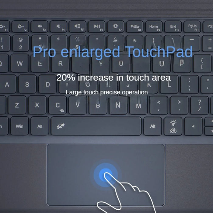 FT-2087A Slim Wireless Keyboard for Microsoft Surface Go / Go 3 / Go 2 10.5 inch Touchpad Bluetooth-compatible Keyboard without Backlit - 5
