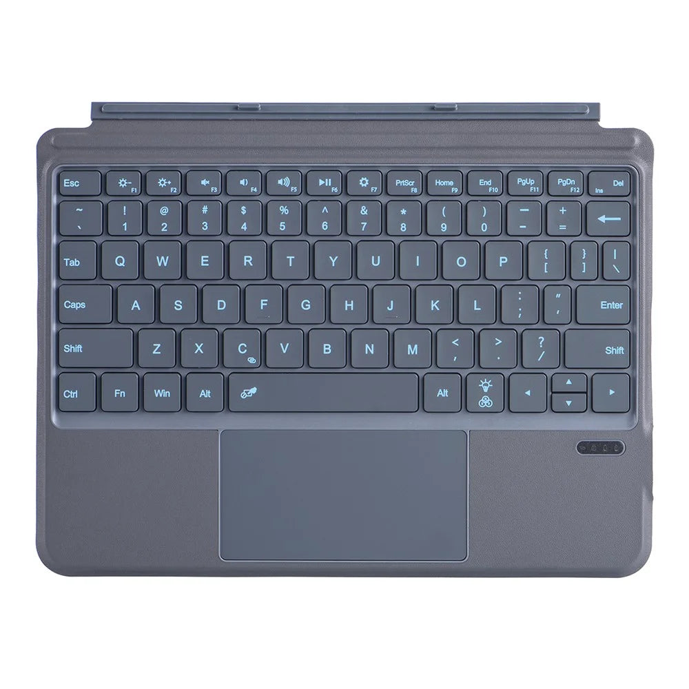 FT-2087D For Microsoft Surface Go / Go 2 / Go 3 PU Leather Case + Touchpad Bluetooth-compatible Keyboard with Backlit - 4