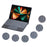 T5507D For iPad Air 11 (2026) / (2025) / (2024) / Air (2020) (2022) / Pro 11 (2020) / (2021) / (2022) / (2018) Bluetooth-Compatible Keyboard Tablet Case - 4