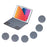T5506D For iPad 10.2 (2021) / (2019) / (2020) / iPad Pro 10.5-inch (2017) /  Air 10.5 inch (2019) Bluetooth-compatible Keyboard Tablet Case - 4