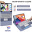 TP-1099 For iPad (2025) / 10.9 (2022) Detachable Bluetooth-Compatible Keyboard Case Pencil Slot Protective Tablet Case - Purple - 2