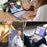 TP-1099 For iPad (2025) / 10.9 (2022) Detachable Bluetooth-Compatible Keyboard Case Pencil Slot Protective Tablet Case - Purple - 5