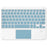 172 Wireless Keyboard with Touchpad Portable Bluetooth-compatible Keyboard for iOS / Mac Android Windows - Sky Blue - 1