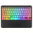 172 Wireless Touchpad Keyboard RGB Backlit Bluetooth-compatible 5.1 Rechargeable Keyboard - Black - 1