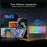 172 Wireless Touchpad Keyboard RGB Backlit Bluetooth-compatible 5.1 Rechargeable Keyboard - Black - 4