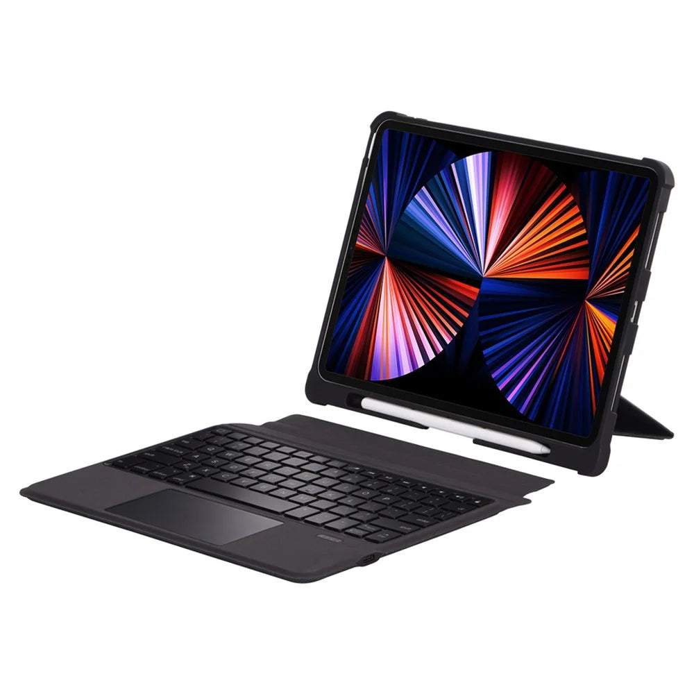 T5209D For iPad Pro 12.9-inch (2018) / (2020) / (2021) / (2022) Backlit Bluetooth-compatible Keyboard with PU Leather Tablet Case - 2