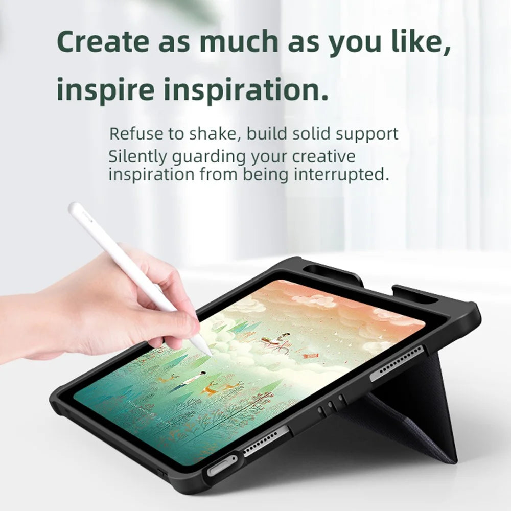 T5209D For iPad Pro 12.9-inch (2018) / (2020) / (2021) / (2022) Backlit Bluetooth-compatible Keyboard with PU Leather Tablet Case - 7