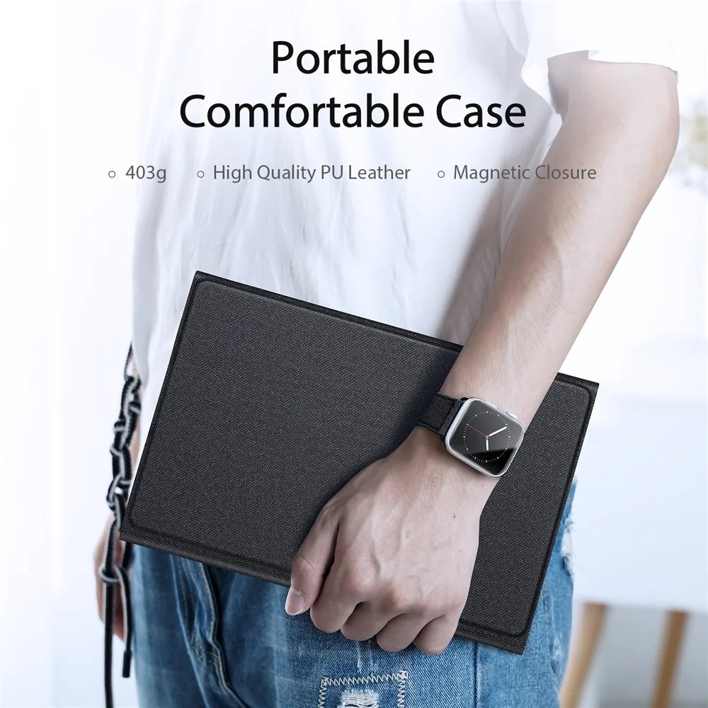 DUX DUCIS For Samsung Galaxy Tab A9 Bluetooth-compatible Keyboard with PU Leather Tablet Case - 3