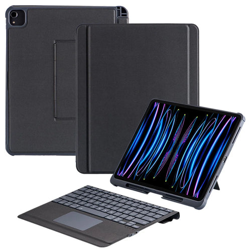 T5509D For iPad Pro 12.9-inch (2018) / (2020) / (2021) / (2022) Metal Shaft Bluetooth-compatible Keyboard with Detachable Tablet Case - 1