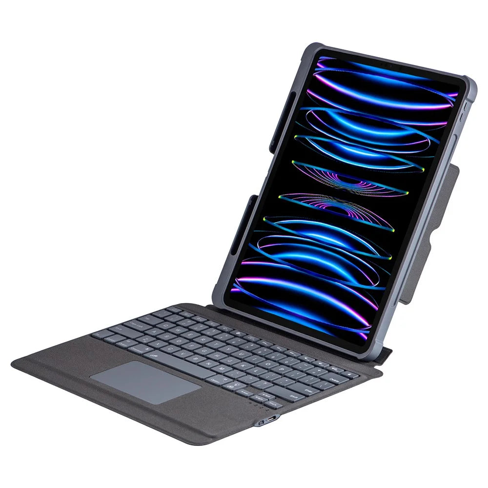 T5509D For iPad Pro 12.9-inch (2018) / (2020) / (2021) / (2022) Metal Shaft Bluetooth-compatible Keyboard with Detachable Tablet Case - 6