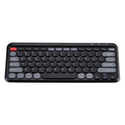 A201 Laptop Keyboard Bluetooth-compatible + Wireless 2.4G Computer Keyboard for Windows / 8-Pin / Android - Black - 1