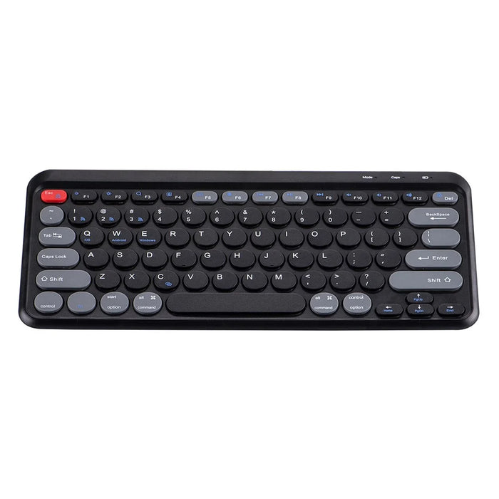 A201 Laptop Keyboard Bluetooth-compatible + Wireless 2.4G Computer Keyboard for Windows / 8-Pin / Android - Black - 1