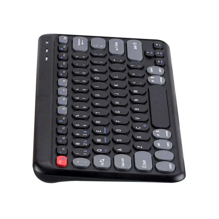 A201 Laptop Keyboard Bluetooth-compatible + Wireless 2.4G Computer Keyboard for Windows / 8-Pin / Android - Black - 3