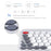 A201 Laptop Keyboard Bluetooth-compatible + Wireless 2.4G Computer Keyboard for Windows / 8-Pin / Android - Black - 5