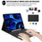 SK-1296 For iPad Pro 12.9-inch (2018) / (2020) / (2021) / (2022) Touchpad Bluetooth-compatible Keyboard with Protective Tablet Case - Black - 2