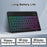 UP-1099 For iPad (2025) / 10.9 (2022) Shockproof Tablet Case with Backlit Bluetooth-Compatible Keyboard - 7