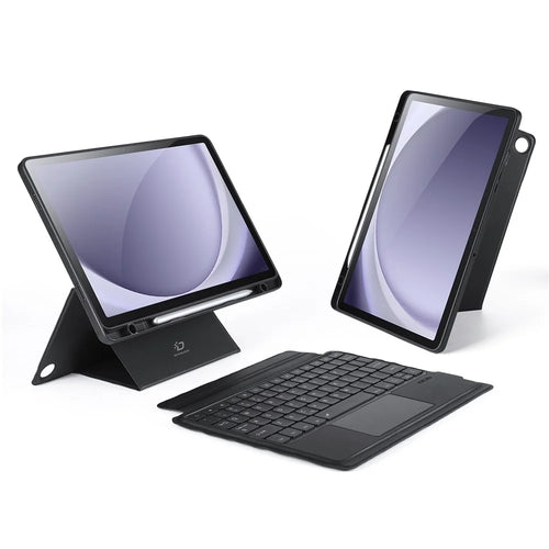 DUX DUCIS For Samsung Galaxy Tab A9+ PU Leather Case + Magnetic Detachable Keyboard with Pencil Holder - 1