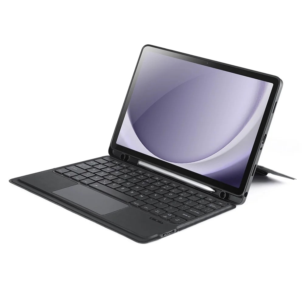DUX DUCIS For Samsung Galaxy Tab A9+ PU Leather Case + Magnetic Detachable Keyboard with Pencil Holder - 2