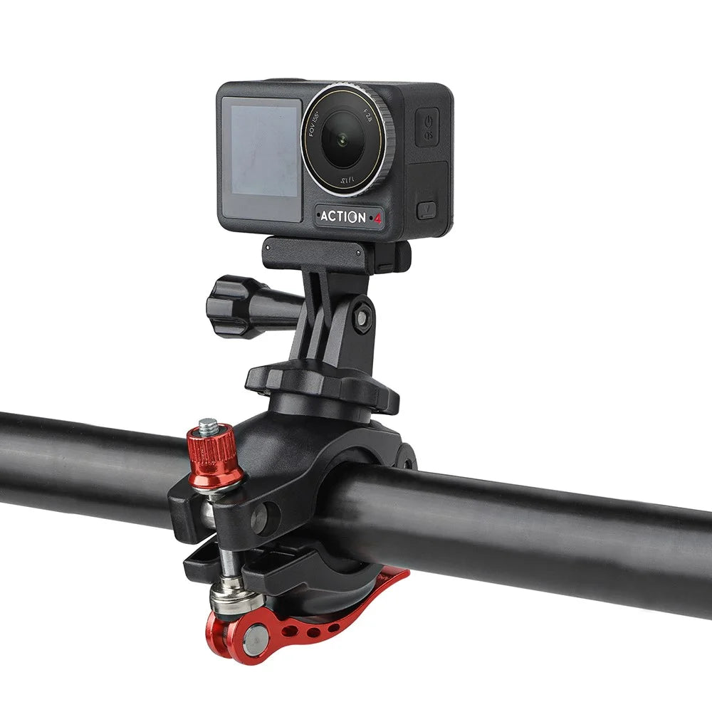 SUNNYLIFE ZJ758 DJI Action 4 / GoPro 12 Bike Mount 360-Degree Rotation Handlebar Camera Holder - 2