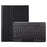 YA710B For Samsung Galaxy Tab S10 Lite / S10 FE / S9 FE X510 X516 / S9 X710 Round Key Cap Bluetooth-Compatible Keyboard TPU Tablet Case - Black - 2