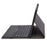 YA710B-A For Samsung Galaxy Tab S10 Lite / S10 FE / S9 FE X510 X516 / S9 X710 Round Key Cap Touchpad Bluetooth-Compatible Keyboard Case - Black - 5