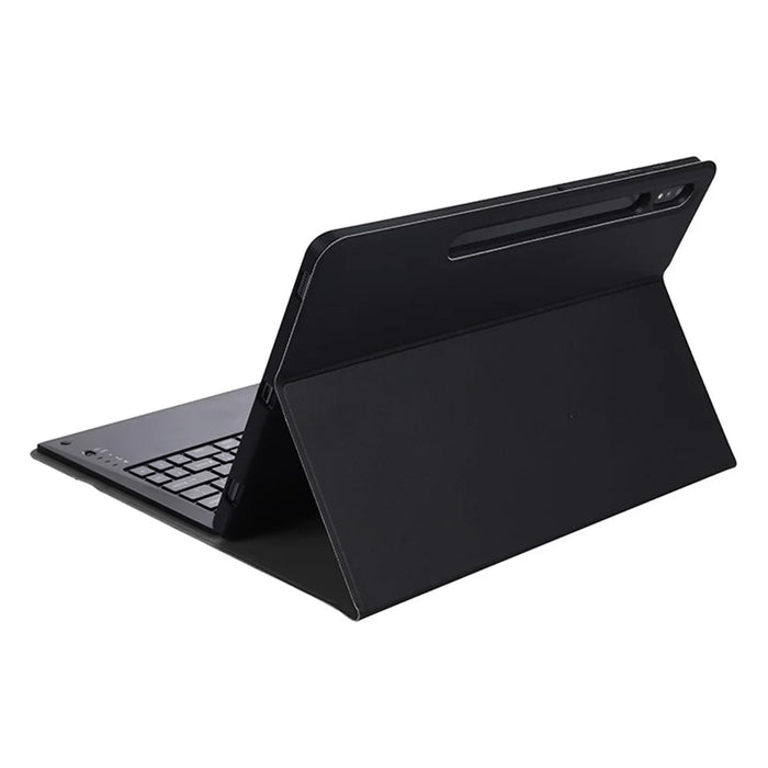 A810B For Samsung Galaxy Tab S10+ / S9 FE+ / S9+ 12.4" X610 / X616 Detachable Bluetooth-compatible Keyboard Case Pencil Slot Tablet Case - Black - 6