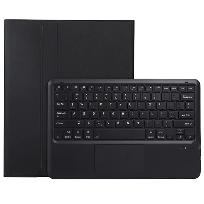 A810B-A For Samsung Galaxy Tab S10+ / S9 FE+ / S9+ 12.4" X610 / X616 Bluetooth-compatible Keyboard with Touchpad Pencil Slot Tablet Case - Black - 2