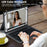 TY3316 Universal 9-11 inch Tablet Protective Cover Bluetooth-compatible Keyboard PU Leather Stand Case - Black - 3