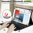 TY3316 Universal 9-11 inch Tablet Protective Cover Bluetooth-compatible Keyboard PU Leather Stand Case - Black - 5