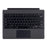 1089D-C For Microsoft Surface Pro 3 / 4 / 5 / 6 / 7 / 7+ Magnetic Absorption Backlit Bluetooth-compatible Tablet Keyboard - Black - 1