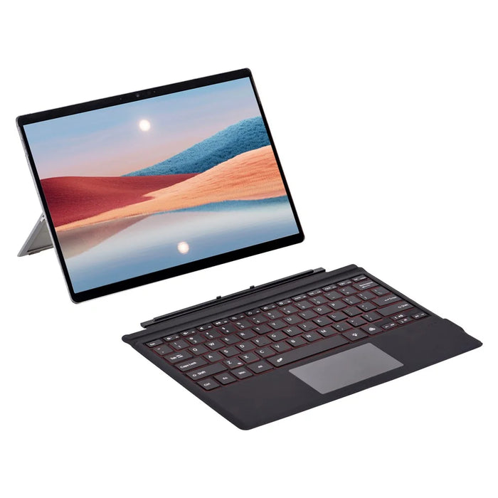 1089D-C For Microsoft Surface Pro 3 / 4 / 5 / 6 / 7 / 7+ Magnetic Absorption Backlit Bluetooth-compatible Tablet Keyboard - Black - 7