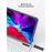 BENWIS ID-MKB For iPad (2025) / 10.9 (2022) Magnetic Suspension Keyboard Leather Tablet Stand Case - White - 7