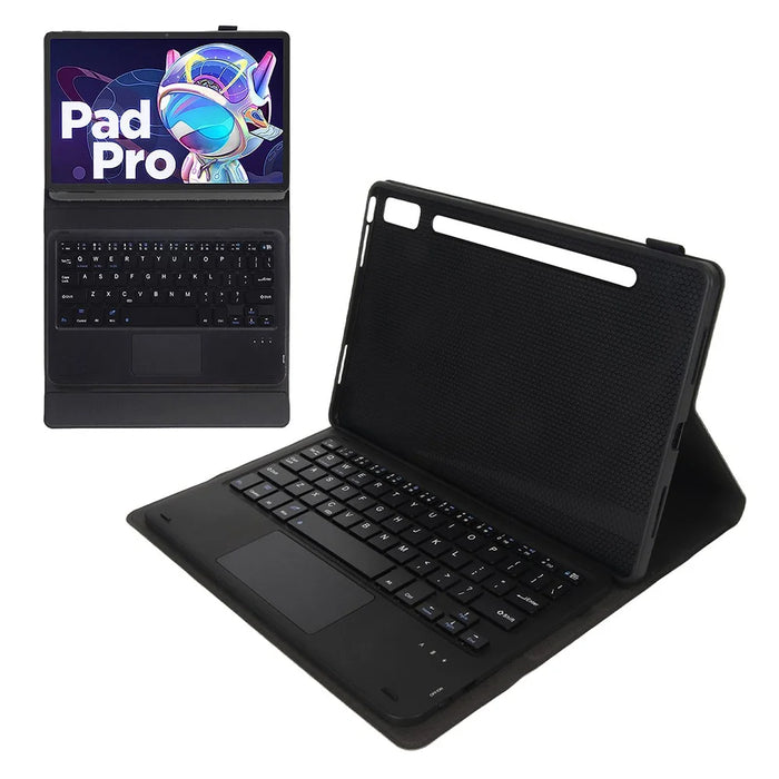 LX-P11 For Lenovo Tab P11 Pro Gen 2 11.2" (2022) Tablet Cover Touchpad Bluetooth-compatible Keyboard Leather Case - Black - 5
