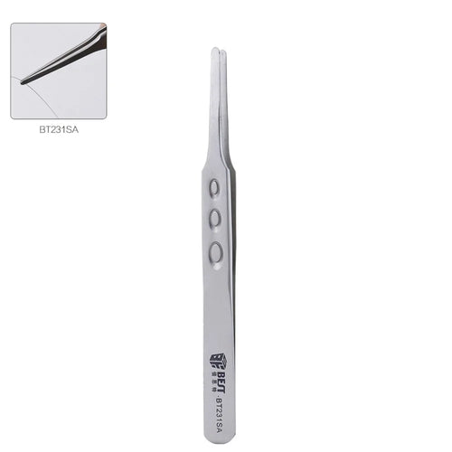 BEST Anti-static Precision Stainless Steel Matte Tweezers - BT231SA - 1