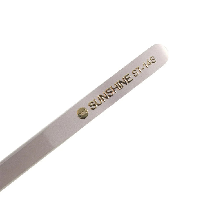 SUNSHINE ST-14S High Strength Metal Professional Curved Tip Tweezers - 3