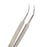 SUNSHINE ST-14S High Strength Metal Professional Curved Tip Tweezers - 5