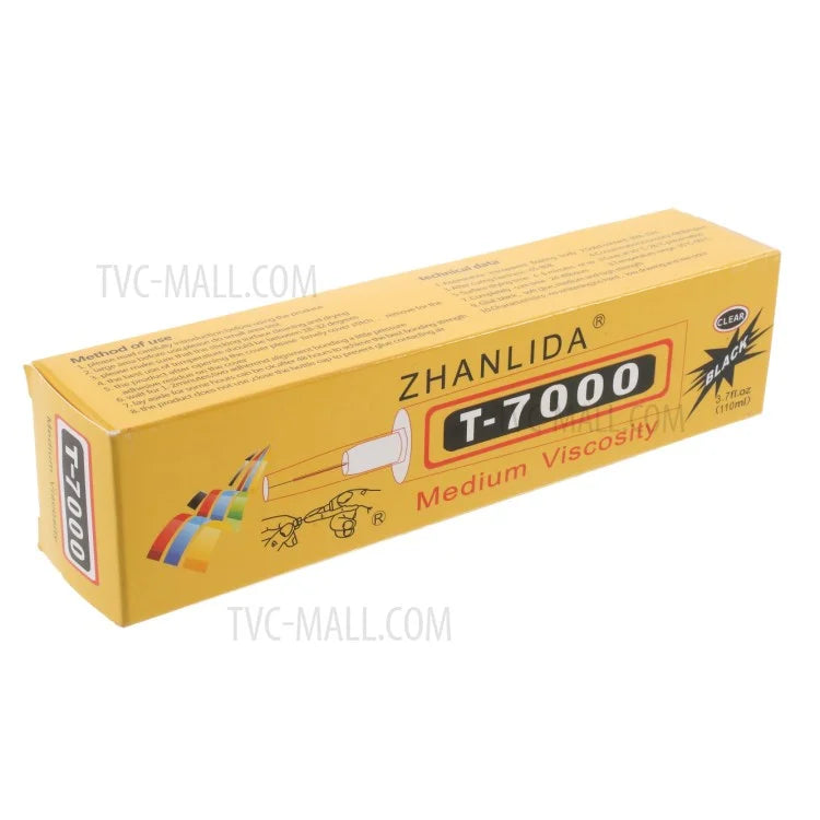 T-7000 110ML Black Glue Mobile Phone Screen Repair Adhesive - 5
