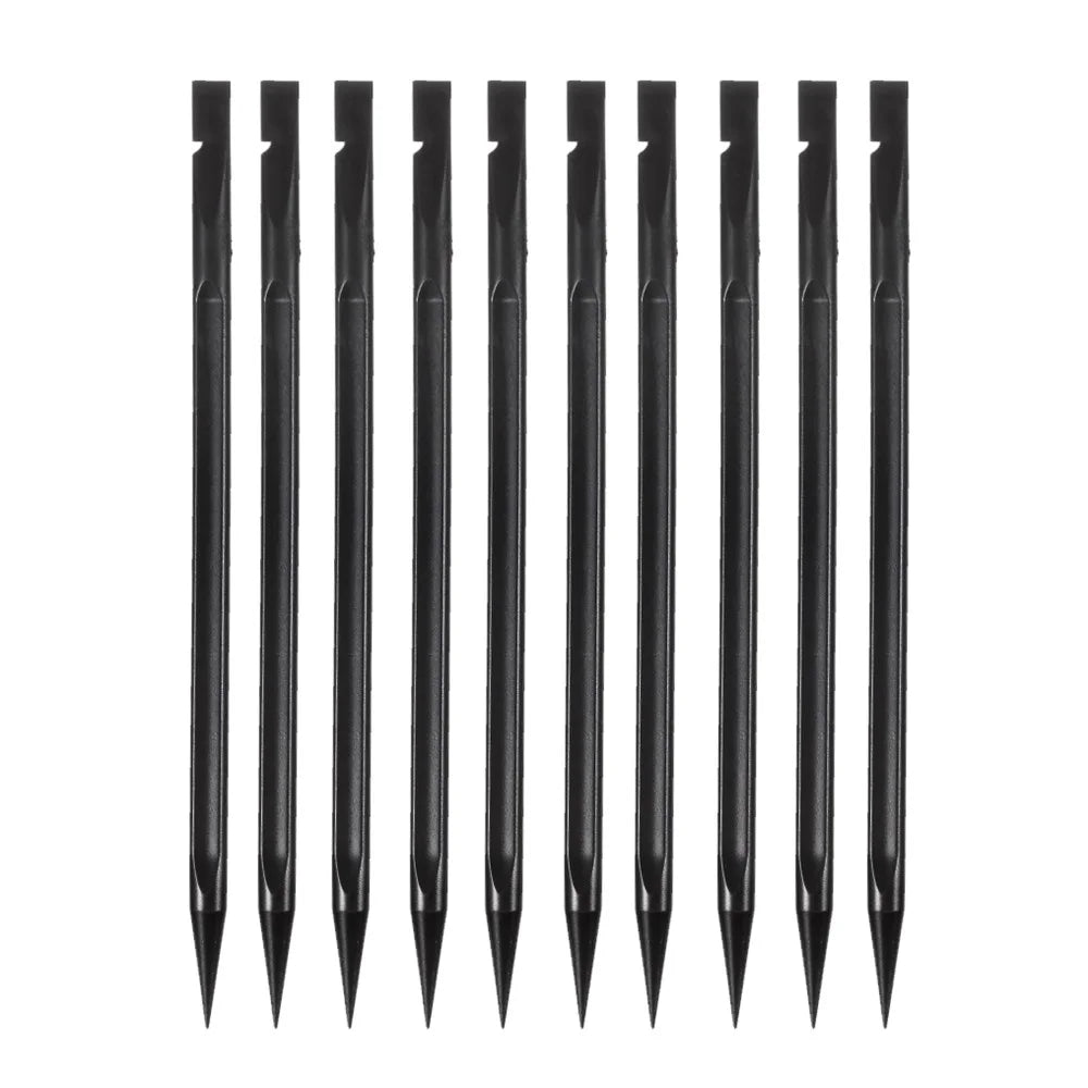 10PCS/Set Universal Black Stick Spudger Opening Pry Tool Kit for Mobile Phone PC Repair - 1