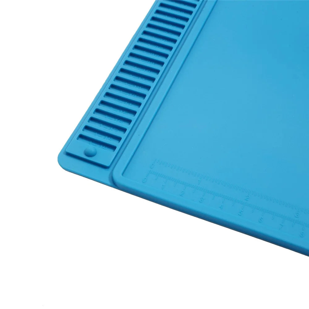 S-180 Soldering Station Iron Phone PC Computer Repair Mat Magnetic Heat Insulation Silicone Pad - 4
